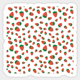 Sweet strawberry Pattern Sticker